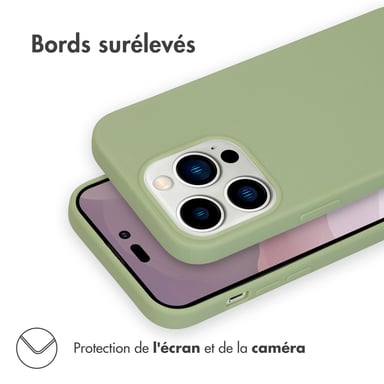 imoshion Coque Couleur pour Apple iPhone 14 Pro - Olive Green