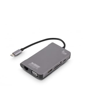 Estación de acoplamiento móvil USB-C con PASS THRU 100W MULTI-STREAM - URBAN FACTORY - (TCM16UF)
