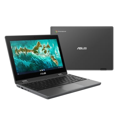 ASUS Chromebook CR1100FKA-BP0069 N4500 29,5 cm (11.6'') Écran tactile HD Intel® Celeron® N 4 Go LPDDR4x-SDRAM 64 Go eMMC Wi-Fi 6 (802.11ax) ChromeOS Gris