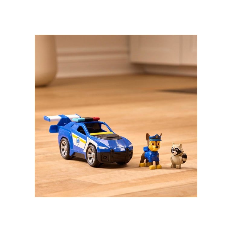 Véhicule et figurine Pat' Patrouille Chase Search & Rescue Spin Master bleu - Neuf