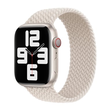 Bracelet Solo tressé pour Apple Watch | 38/40/41/42 mm - Taille 1 - Starlight