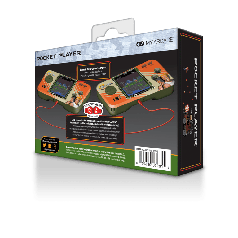 My Arcade Contra Premium Edition Console de Jeu Portable 2 Jeux en 1 Neuf - vue 3