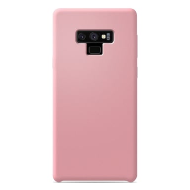 Coque silicone unie Soft Touch Rose compatible Samsung Galaxy Note 9