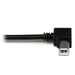 StarTech.com Cable Adaptador USB 3m para Impresora Acodado - 1x USB A Macho - 1x USB B Macho en Ángulo Izquierdo