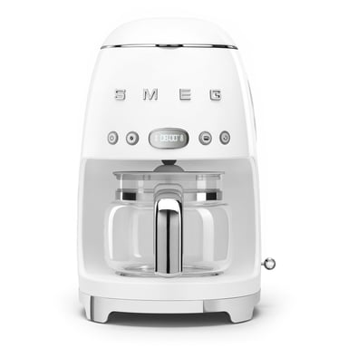 Smeg caffettiera filtro antigoccia bianco dcf02wheu