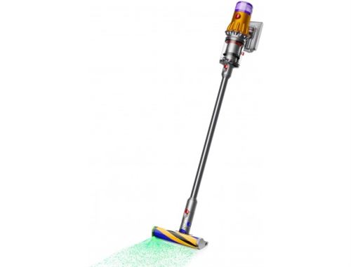 Dyson V12 Detect Slim Absolute aspiradora de mano Níquel, Amarillo Sin bolsa