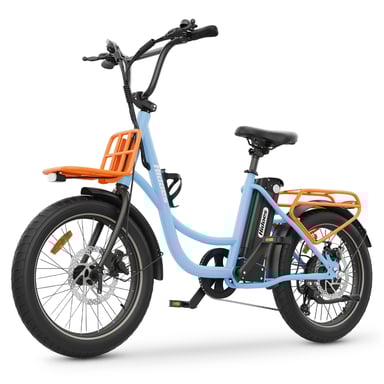 Bici elettrica da pendolare Hidoes C6 20'', bici elettrica pieghevole da 250 W con sedile passeggero e batteria da 48 V 13 Ah