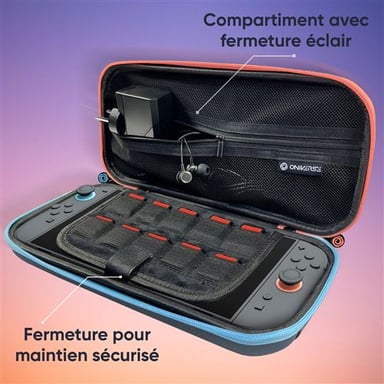 Estuche de protección et transport Oniverse Gris foncé pour Nintendo Switch™ 2 Nintendo Switch™ modèle OLED Nintendo Switch™ Lite Nintendo Switch™
