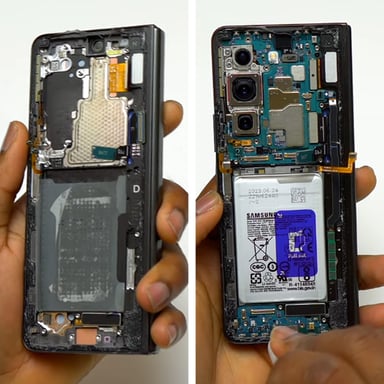 Adhésif Batterie pour Galaxy Z Fold 5 Fixation Solide Original Samsung