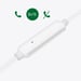 Écouteurs Filaires Jack 3.5mm Télécommande Microphone MH135 Oppo Blanc