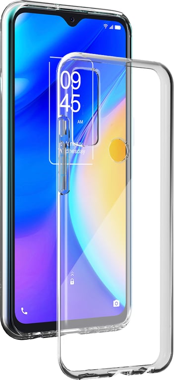 Bigben Connected SILITRANSTCL20SE coque de protection pour téléphones portables Noir, Transparent TCL 20 SE