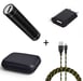 Pack pour Smartphone (Cable Chargeur Micro USB Tresse 3m + Pochette + Batterie + Prise Secteur) Android