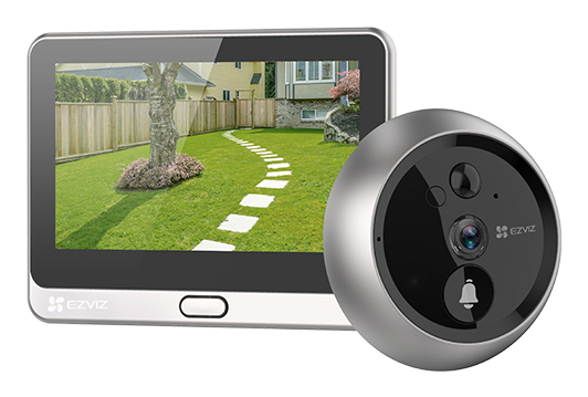 EZVIZ Sonnette avec judas Wi Fi 2K3MP écran tactile 4 3? avec détection de mouvement des personnes DP2 2K Neuf