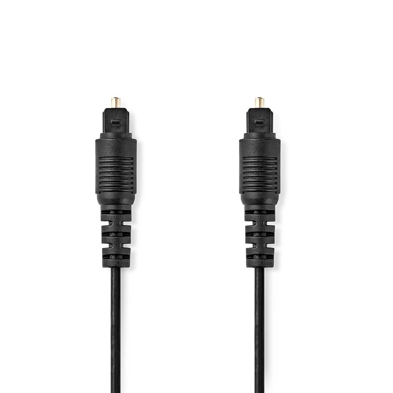 Nedis Câble Audio Optique Toslink Male Male 2m Son Numérique Noir - vue 3