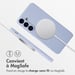 imoshion Coque Couleur avec MagSafe pour Samsung Galaxy S25 Plus - Lila
