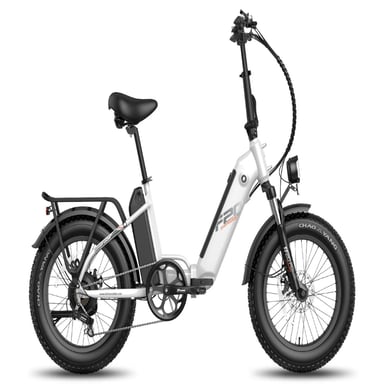 FAFREES FF20 Bicicleta Eléctrica Polar - 500W Autonomía 110KM Frenos de Disco - Blanca