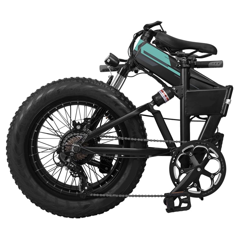 VTT lectrique Pliable 20 Pouces 500 Watts Type Fat Bike 3 Modes d