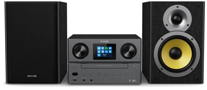 PHILIPS TAM8905 - Microchaîne Radio Internet, DAB+ - Bluetooth - Spotify Connect-USB - CD MP3 - 100W