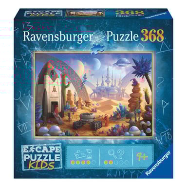 Puzzle infantil de escape - Misión espacial 368 piezas