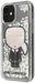 Funda iridiscente que brilla en la oscuridad Karl Lagerfeld para Apple iPhone 11, Negro