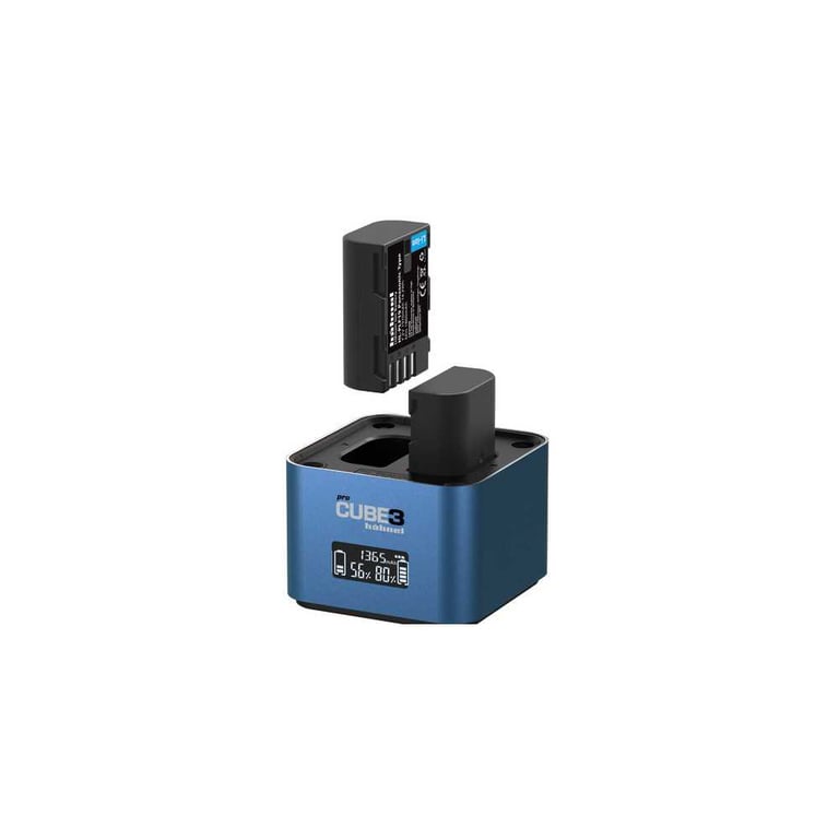 Chargeur Double Hähnel ProCube3 Panasonic 2005105777 – Écran LCD USB-C - vue 2