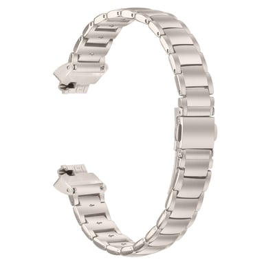 Correa de repuesto de metal de acero inoxidable compatible con Fitbit Inspire/Inspire HR/Inspire 2 Starlight