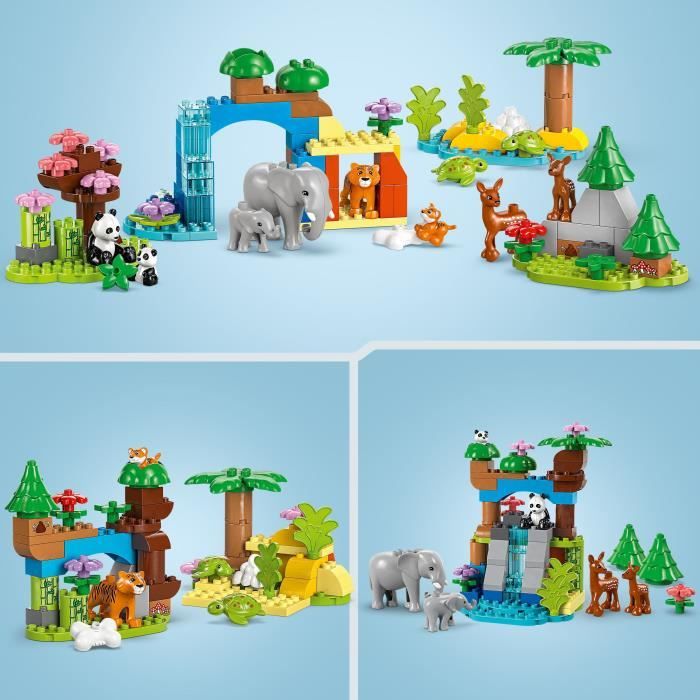 Lego Duplo Ma Ville Familles D'animaux Sauvages 3 en 1 10446 Lego La Boite - vue 5