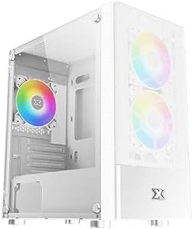 XIGMATEK Oreo Arctic MT micro ATX panneau latéral fenêtré verre trempé pas d'alimentation ATX / PS2 USBAudio - vue 2