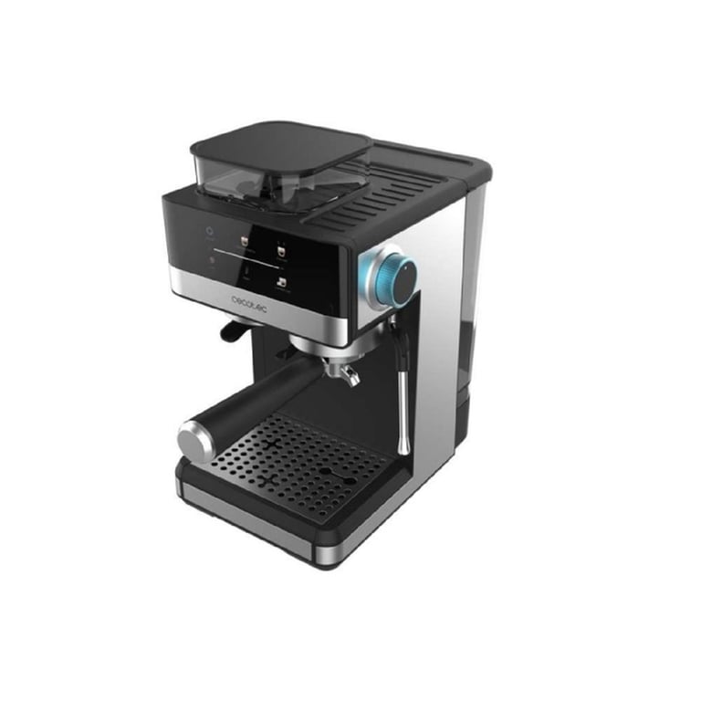 Cecotec Cafetière Express Power Espresso 20 Grind. 1 20 bars café avec vapeur 2 tasses écran tactile moulin réservoir de café 150 g et 1 7 eau mousse thermoblock sécurité - vue 3