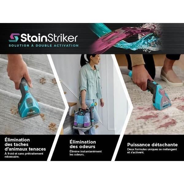 Pack de solutions nettoyantes SHARK StainStriker Pet 946 ml473 ml - vue 3