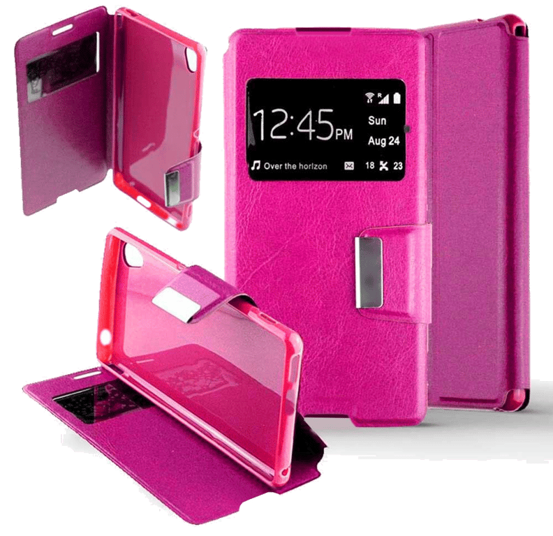 Etui Folio compatible Rose Sony Xperia XA1