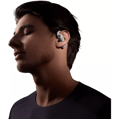 Cuffie sportive SHOKZ OpenFit 2+ Beige True Wireless con DualBoost™ e Dolby Audio