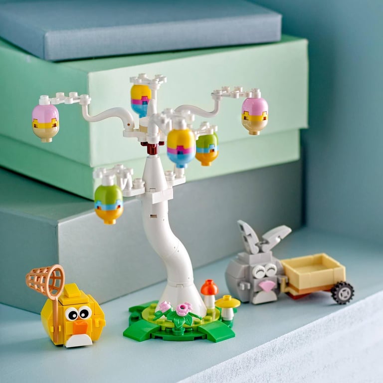 LEGO Seasonal Le lapin de Pâques et la chasse aux œufs 40808 - vue 5