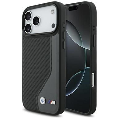 BMW M Carbon Logo Case MagSafe para iPhone 17 Pro Max antracyt