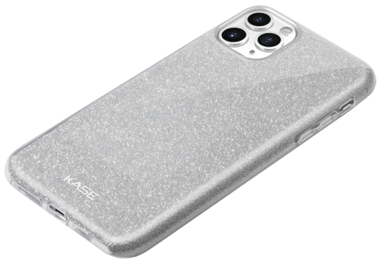 Guscio sottile glitterato per Apple iPhone 11 Pro Max, argento