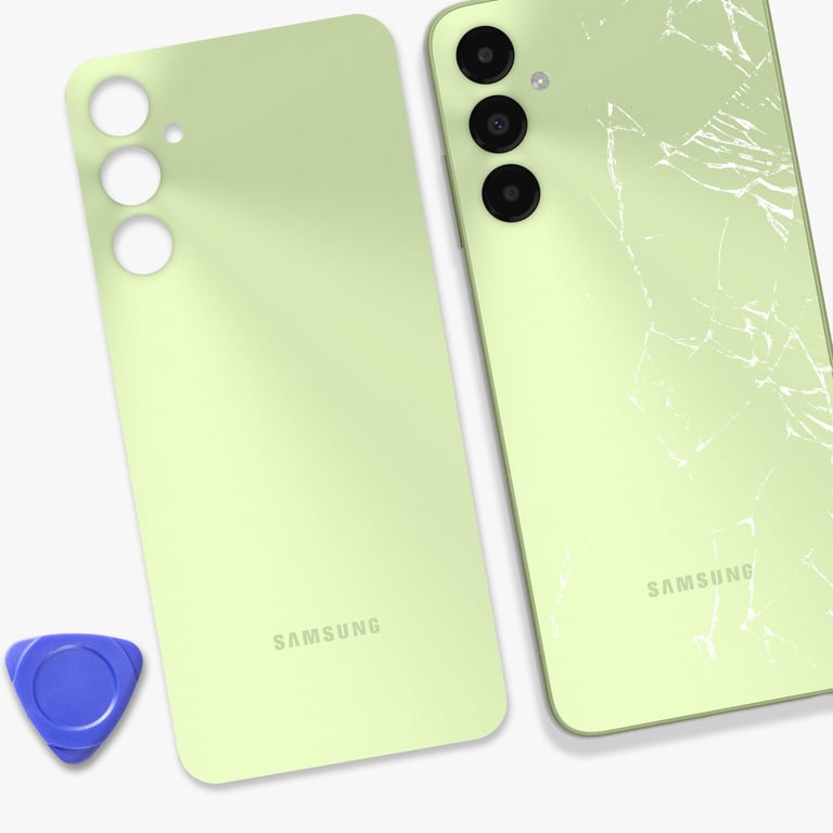 Cache batterie pour Samsung Galaxy A05s avec Lentille Caméra Original pâle Neuf - vue 3