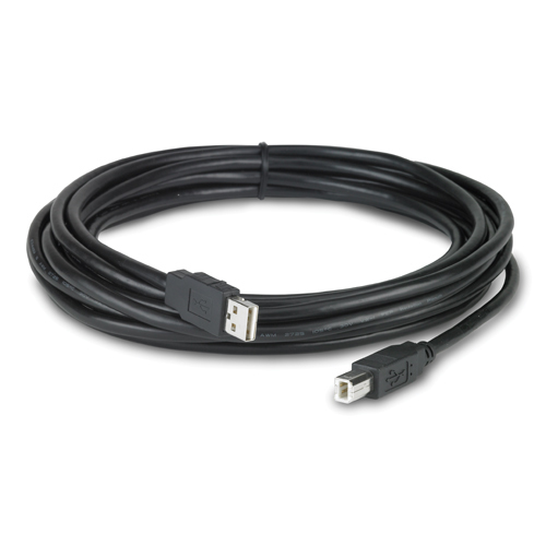 Cable USB de enclavamiento APC NetBotz, LSZH, 5m cable USB 5,00 m USB A USB B Negro - Nuevo