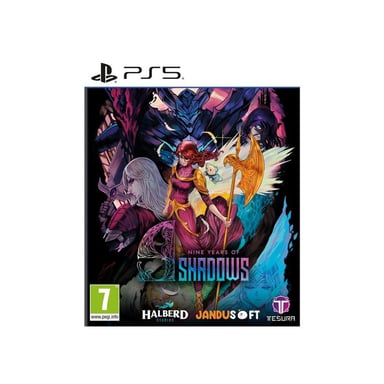 Jeu PlayStation 5 505 Games 9 Years of Shadows Édition physique boîte avec carte postale collector Noir