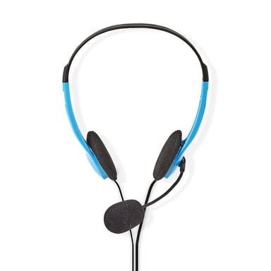 Nedis CHST100BU écouteur/casque Bleu