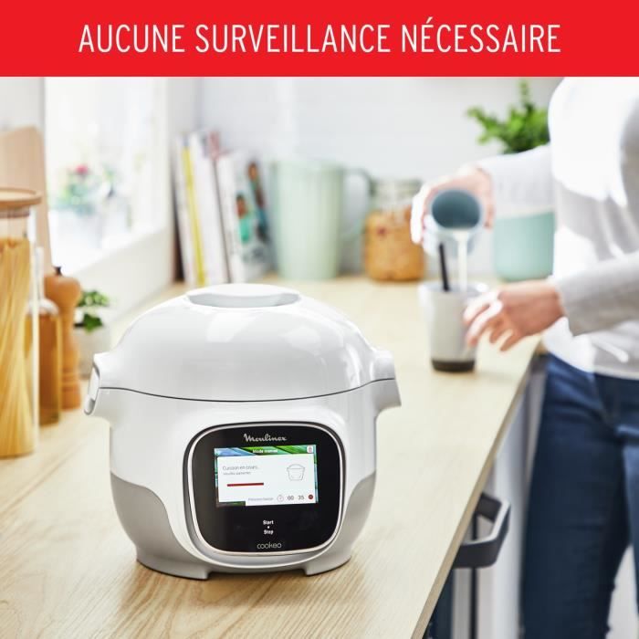 Multicuiseur Moulinex Cookeo Touch Mini CE922110 – 3 L, 900 W, WiFi, Recettes Illimitées - vue 7