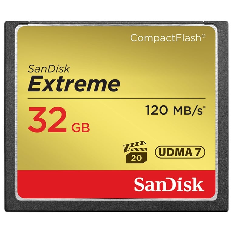 Sandisk Carte Compact Flash Extreme Cf 120 Mo/ - vue 3