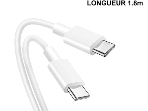 DLH DY-TU3925W cable USB USB 2.0 1,8 m USB C Blanco