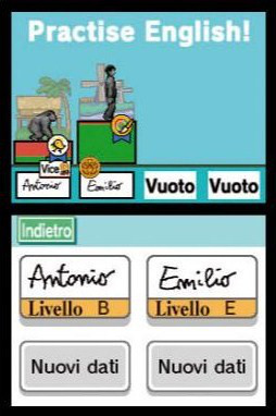 Jeu DS PRACTISE ENGLISH PER LINGLESE DI TUTTI Educatif En boîte - vue 3
