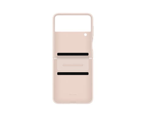 Custodia in pelle per Samsung Galaxy Z Flip 4 compatibile con la ricarica wireless