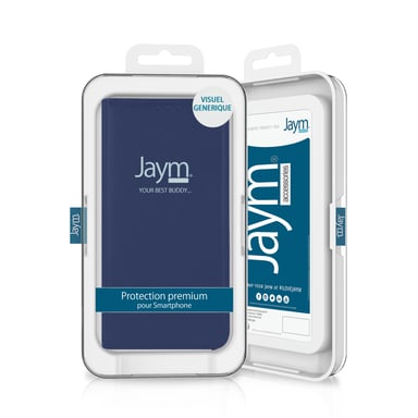 JAYM - Etui Folio Bleu pour Apple iPhone 13 Pro â€“ Fermeture Magnetique â€“ Fonction cinéma Stand â€“ Rangement cartes inclus