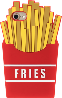 Funda de silicona French Fries para Apple iPhone 7/8 / SE 2020