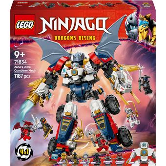 LEGO NINJAGO 71834 Le robot ultra combo de Zane Jeu de construction 4 en 1 dès - vue 2