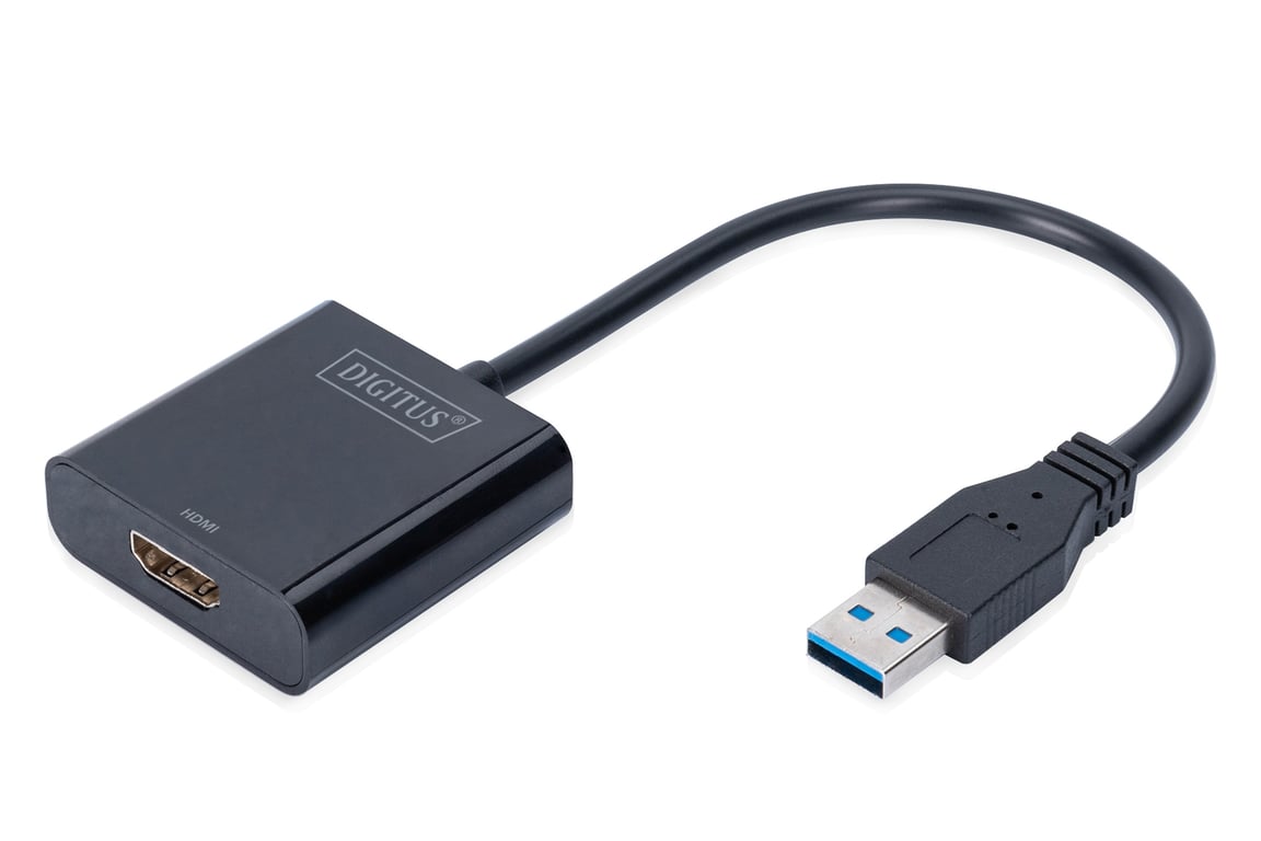 Digitus Adaptateur graphique USB A 3.2 Gen 1 vers HDMI Neuf