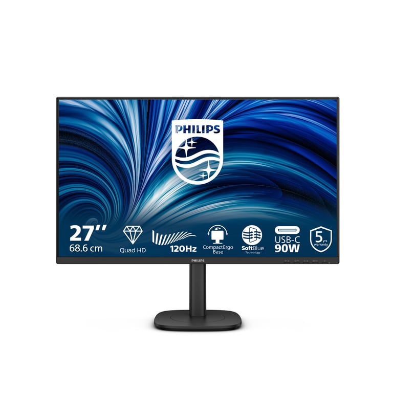 Philips 3000 series 27B2U360100 écran plat de PC 68 6 cm 27 2560 x 1440 pixels Quad HD LCD Neuf - vue 1