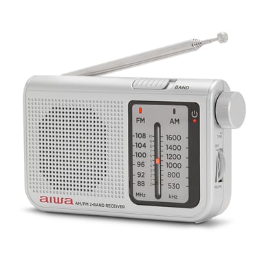 Aiwa RS-55SL Radio portable Personnel Analogique Argent